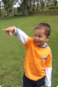 Gregory "Andro" S., pre-schooler I'm sponsoring at Green School