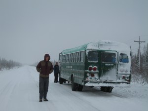 Roads were empty except for our crazy group