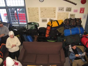 Packed up for the return home